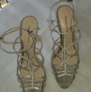 *PRE LOVED* Alexandre Birman Snake skinned Sandal
